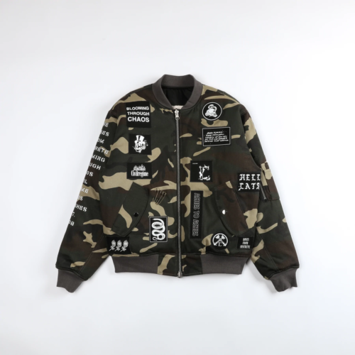 CIVIL REGIME CLOTHING MEN'S DIVISION BOMBER REVERSIBLE JACKET sz L