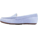 NEW VIONIC MCKENZIE SLIPPERS LT BLUE SUEDE WOMEN Med & Wide SUPPORTIVE FREE SHIP