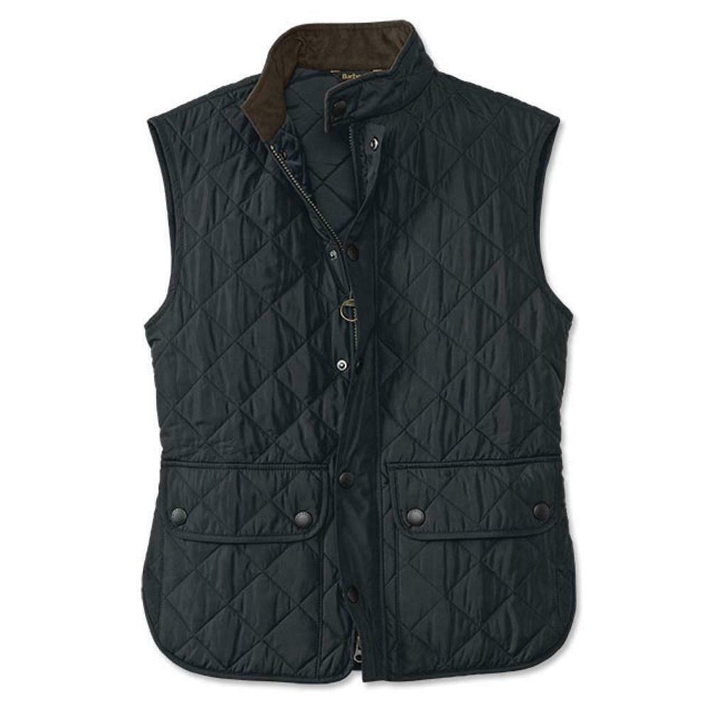 NEW BARBOUR LOWERDALE GILET INSULATED QUILTED VEST NAVY SAGE MEN FREE SHIP XXL