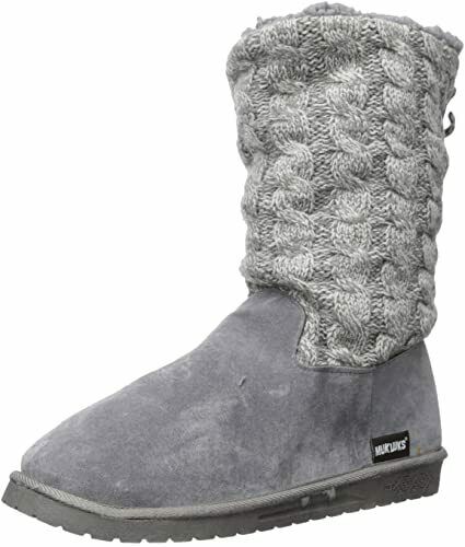 MUK LUKS WOMEN'S SKYLAR MID CALF KNIT PULL ON FASHION BOOT sz 8 GREY 1 –  FRIOCONNECT LLC