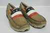TWISTED X MENS DRIVING MOC MOCCASIN LEATHER AMERICAN FLAG BOMBER SLIP ON MMS006