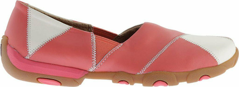 TWISTED X WOMEN DRIVING MOCCASIN MOC LEATHER CASUAL CORAL BIRCH SLIP ON WDM0053