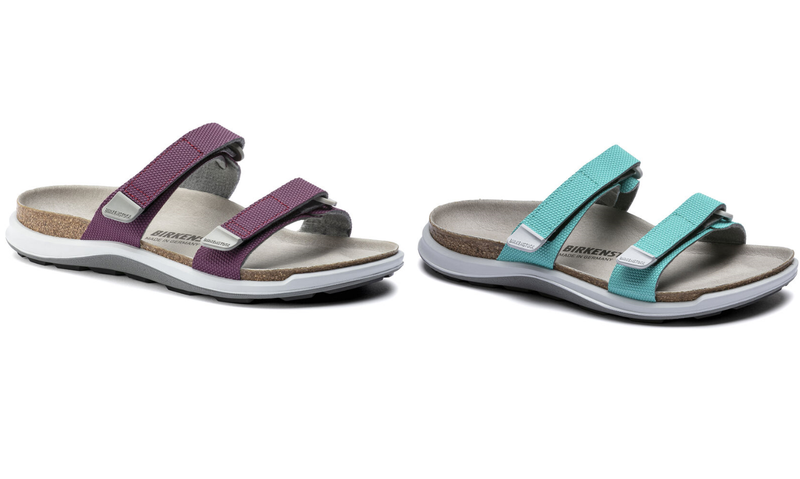 BIRKENSTOCK SAHARA CC SANDAL BIRKO FLOR FUTURA PURPLE AQUA WOMENS SAND FRIOCONNECT LLC