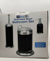 NEW 3-PIECE STAINLESS STEEL BATHROOM SET FREE SHIPPING