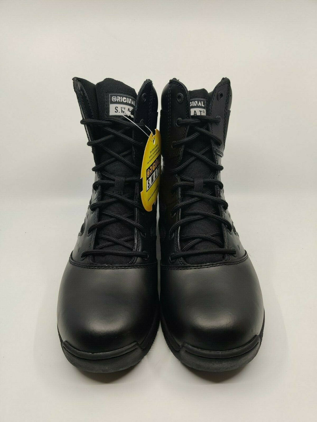 Original S.W.A.T. Force 8" Mens Tactical Military Boot Black Combat 11 W Leather