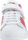 ADIDAS MEN'S PRO SHELL RUNNING SNEAKERS sz 7.5 WHITE / SCARLET / SILVER BY4384