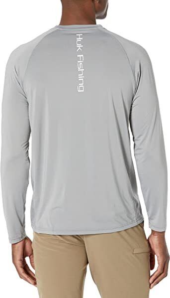 HUK Performance Fishing Shirt Men's Medium Light Blue Long Sleeve - Brand  New