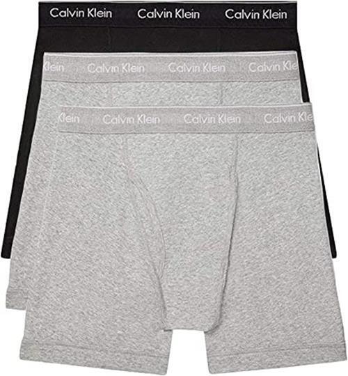 NEW 4 Pack Calvin Klein Men's 100% Cotton Briefs Classic Fit Underwear red  blue