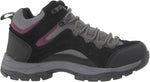 NORTHSIDE WOMEN'S PIONEER TRAIL MID LEATHER HIKING BOOT 9 BLACK BERRY 314532W956