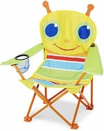 MELISSA & DOUG SUNNY PATCH GIDDY BUGGY FOLDING LAWN AND CAMPING CHAIR