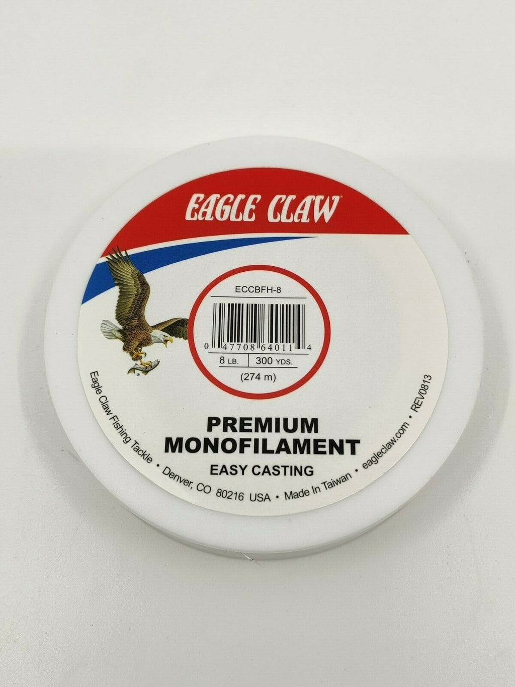 NEW EAGLE CLAW PREMIUM CLEAR MONOFILMENT 8LB 300YDS FREE SHIPPING