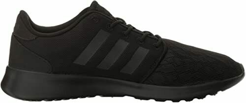 ADIDAS WOMEN'S QT RACER CLOUDFOAM RUNNING SHOES SNEAKERS sz 7 CORE BLACK AW4312