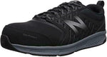 NEW BALANCE MENS 412 ALLOY TOE WORK INDUSTRIAL SHOE 10.5 W BLACK SILVER MID412B1