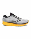 SAUCONY MEN'S RIDE ISO 2 RUNNING SHOES sz 12 GREY / YELLOW S20514-45 FITNESS