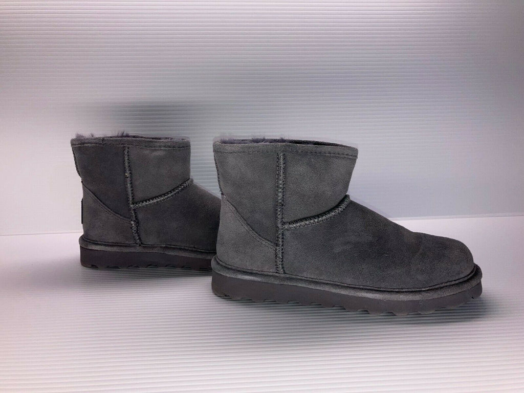 NEW BEARPAW WOMEN'S ALYSSA SNOW BOOTS CHARCOAL sz 6.5 W FREE SHIP 2130W