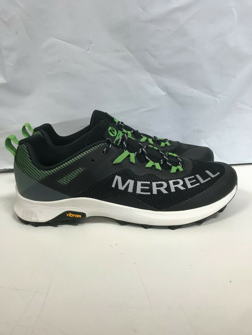 MERRELL MENS MTL LONG SKY BLACK/LIME SIZE 13 J066299 FREE SHIPPING