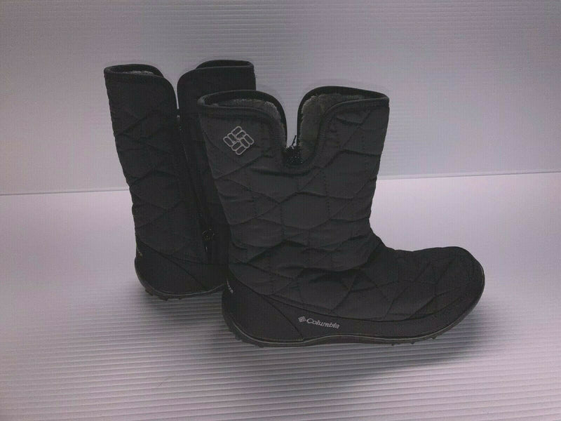 COLUMBIA WOMENS MINX SLIPON II OH COLD WEATHER BOOTS BLACK 6 INSULATED OMNI HEAT