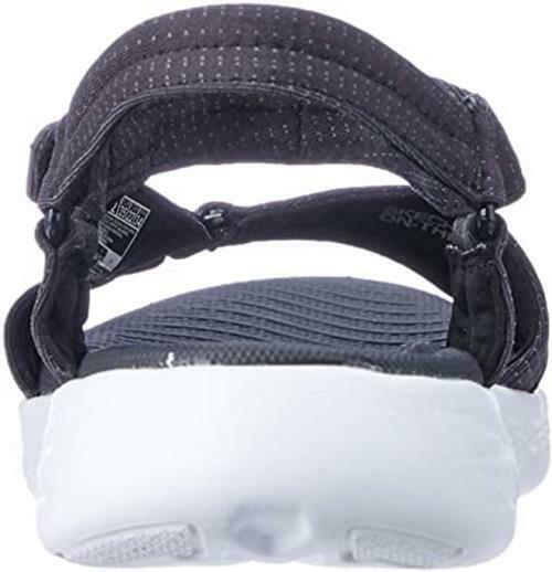 SKECHERS WOMEN'S ON THE GO 600 BRILLIANCY SPORT SANDAL sz 8  BLACK / WHITE 15316