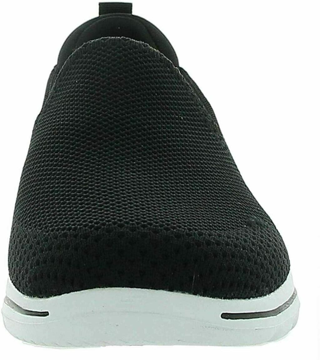 SKECHERS WOMEN'S GO WALK 5 PRIZED SLIP-ON COMFORT SNEAKERS 10 BLACK MULTI 15900