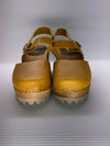 NEW MIA WOMEN'S ABBA CLOG SANDALS MUSTARD LEATHER sz 9 FREE SHIP 48099196