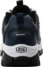 SKECHERS MEN'S SPORT ENERGY AFTER BURN TRAINER SNEAKERS sz 13 NAVY / GRAY  50081