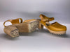 NEW MIA WOMEN'S ABBA CLOG SANDALS MUSTARD LEATHER sz 9 FREE SHIP 48099196