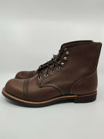 RED WING MENS IRON RANGER 6-INCH BOOT AMBER 08111 LEATHER SIZE 11.5 FREE SHIP