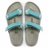 BIRKENSTOCK SAHARA CC SANDAL BIRKO FLOR FUTURA PURPLE AQUA WOMENS SANDAL SPORT