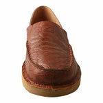 TWISTED X MEN DRIVING MOC CASUAL SHOE WOVEN LEATHER SLIP ON MCL0003 TAWNY BROWN