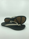 OLUKAI WOMENS HO'OPIO BEACH SANDAL BONE/STRIPE SIZE 7 FREE SHIPPING