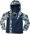 ARCTIX KIDS SLALOM INSULATED WINTER JACKET sz L (14-16) WHITE MULTI CAMO 83903