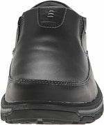 SKECHERS MEN'S SEGMENT THE SEARCH LEATHER CASUAL LOAFERS 9 EW BLACK 64261EWW