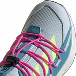 ADIDAS WOMEN'S TERREX VOYAGER 21 SNEAKERS HALO BLUE/ YELLOW/ PINK (SIZES 8-9) FREE SHIPPING FZ2229