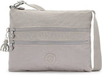 KIPLING WOMEN'S ALVAR CROSSBODY BAG DURABLE MESSENGER NYLON / DUSTY GREY HB4061