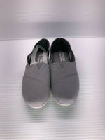 NEW SKECHERS WOMENS BOBS PLUSH PEACE LOVE BALLET FLAT GREY sz 8.5W FREE SHIP