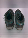 NORTHSIDE WOMEN'S PIONEER MID RISE LEATHER HIKING BOOTS sz 7 GREY/ TURQUOISE