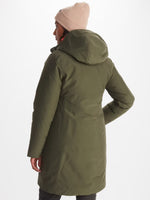 MARMOT WOMENS CHELSEA COAT WATERPROOF DOWN INSULATED PARKA HOODED NORI S M L