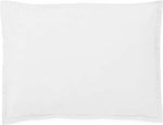 ATELIER MARTEX SATEEN SHAM LUXURIOUSLY DRAPEY WRINKLE RESISTANCE / KING WHITE