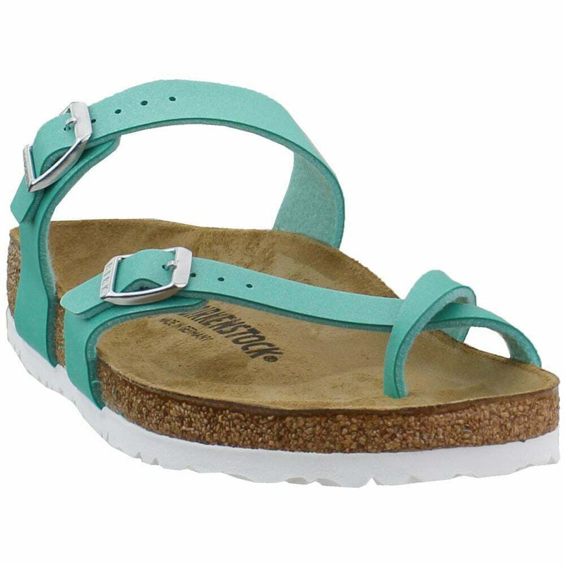 BIRKENSTOCK MAYARI SANDALS WOMEN ICY METALLIC EMERALD BIRKO FLOR 1016844