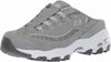 SKECHERS WOMEN'S D'LITES RESILIENT SLIP ON MULE sz 6.5 W GRAY / WHITE 11940W