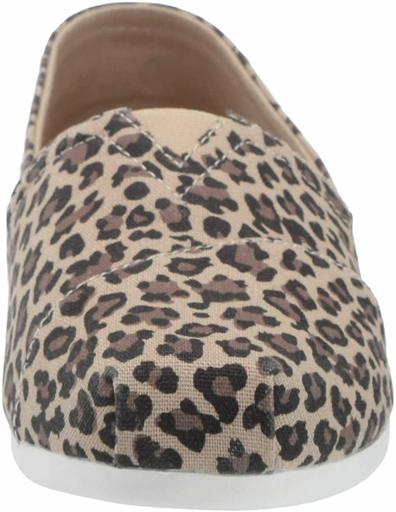 SKECHERS WOMEN'S BOBS PLUSH HOT SPOTTED BALLET LAT SHOES 11 W LEOPARD 33417W