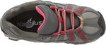 NAUTILUS WOMEN'S SAFETY ALLOY LITE TOE LIGHTWEIGHT WORK SHOES 8 W GREY RED N1356