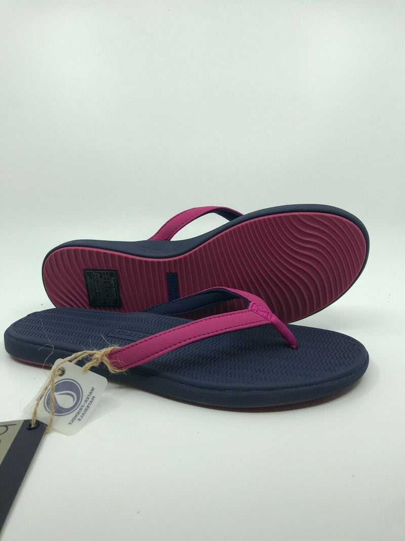 NEW HARI MARI WOMENS BEACHSIDE SANDALS BLACK or BERRY/NAVY SIZES 7-11 FREE SHIP