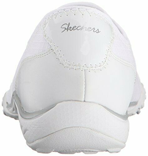 SKECHERS WOMEN'S BREATHE EASY ALLURE FASHION SPORT SNEAKERS sz 8.5 WHITE 22535