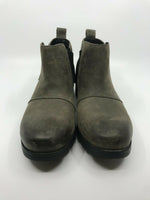 USED SOREL WOMENS EMELIE CHELSEA WATERPROOF BOOT QUARRY SIZE 7 FREE SHIPPING