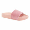 NEW CHOOKA VELVET SLIDES WOMEN PINK GREY 6-10 SANDALS SLIPPERS FREE SHIP