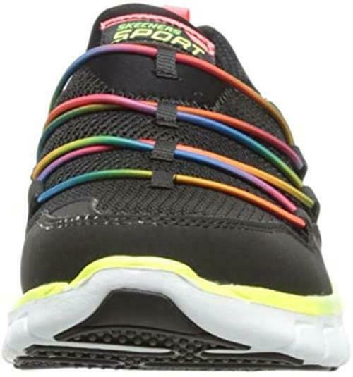 SKECHERS WOMEN'S SYNERGY LOVING LIVE WALK SNEAKERS 9.5 EW BLACK / MULTI 11793EW