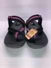 NEW SKECHERS WOMEN'S REGGAE-RASTA SANDALS BLACK/FUCHSIA sz 9 FREE SHIP 46444