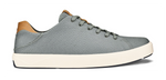 NEW OLUKAI MENS LEA AHI LI ILI SNEAKER CASUAL CANVAS SHOE SHARKSKIN FREE SHIP