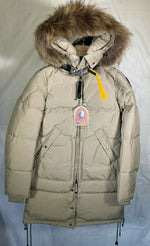 PARAJUMPERS WOMENS LONG BEAR DOWN JACKET PARKA WARM FUR HOOD XS S M ATMOSPHERE